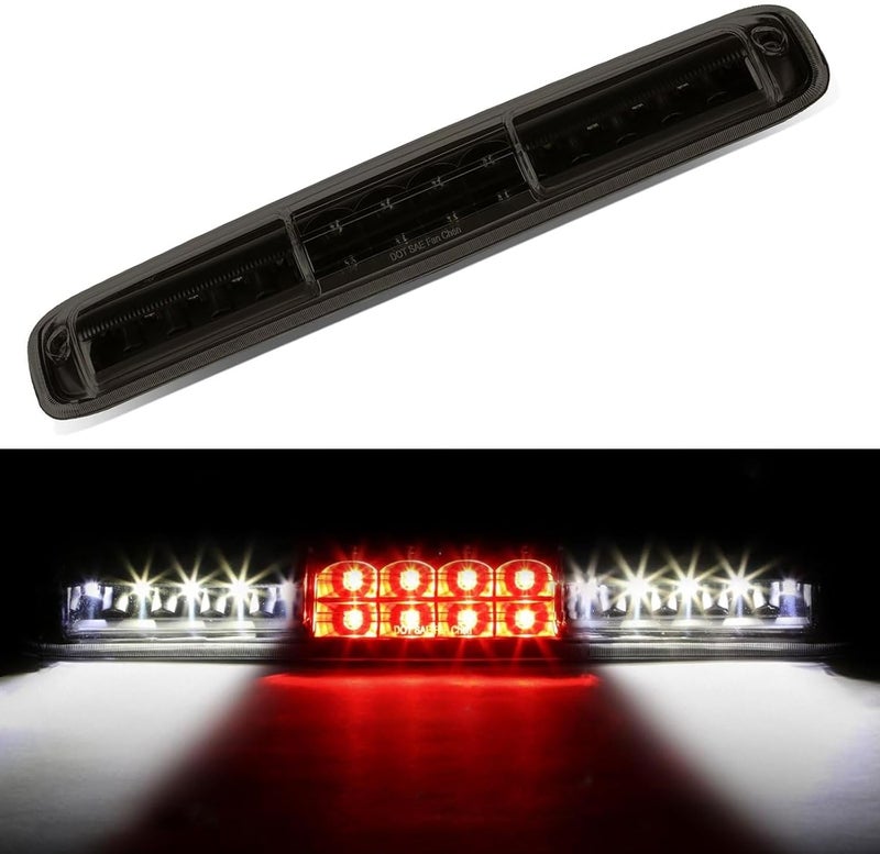Cxdar Third 3rd Brake Light, LED High Mount Stop Light for 1999-2007 Chevy Silverado GMC Sierra 1500 2500 3500 HD Classic, Rear Center Cab Roof Tail Cargo Lamp, Smoke Lens - Image 1